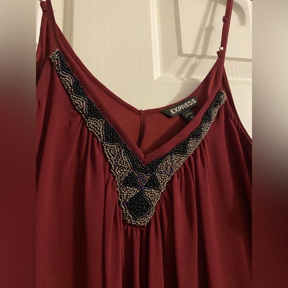 Little red dress - flowy - Picture 3 of 10